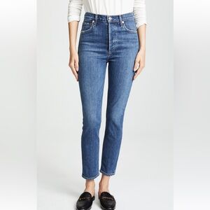 Agolde Nico high rise slim fit jeans